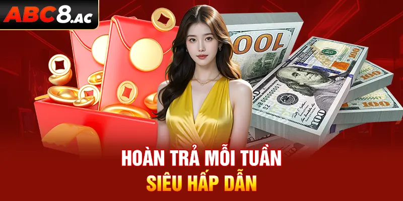 Hoàn trả mỗi tuần siêu hấp dẫn tại mục khuyến mãi ABC8